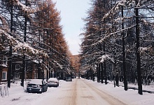 Падают снежинки...
